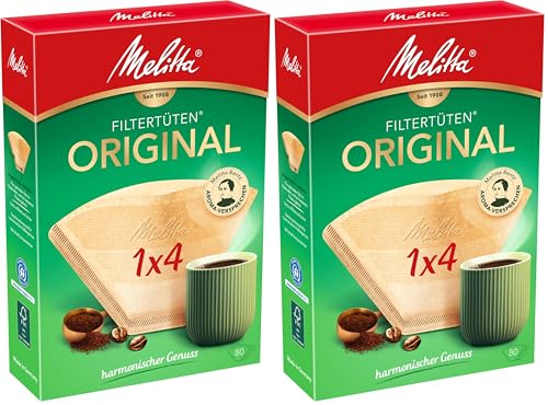 Filtres à café Braun 1 x 4 Aroma - 80 pièces (1 boite) (Lot de 2)