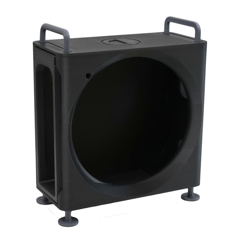 Generisch Schreibtischständer für Mac mini M4/M4 Pro 2024,Gehäuse Ständer Gehäuse für Desktop Computer Host,3D-gedruckte vertikale Schutzhalterung Rack-Zubehör für Mac mini M4/M4 Pro 2024 (grau)