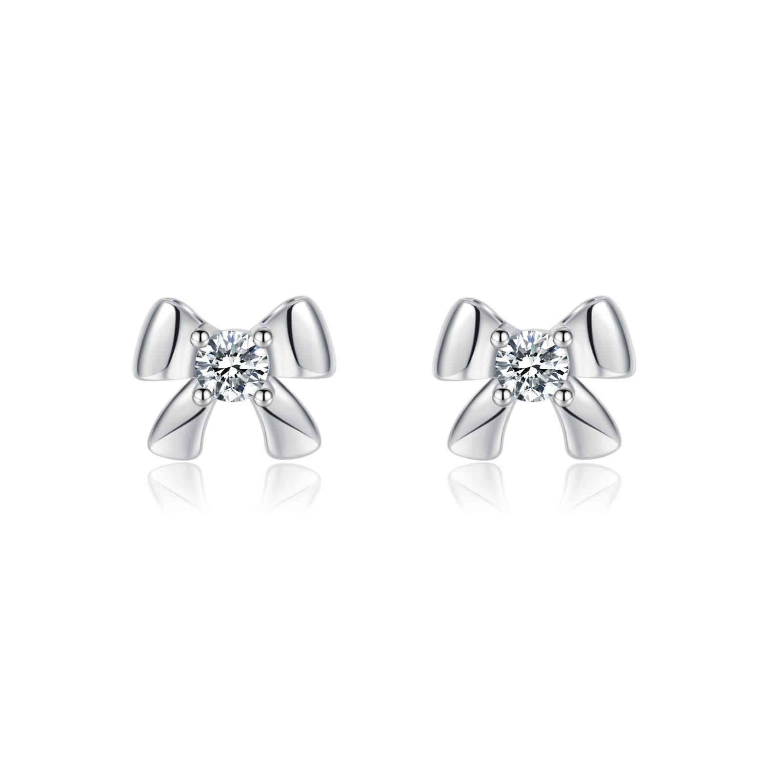 SLUYNZ Sterling Silber CZ Creolen Ohrringe Tropfen für Damen