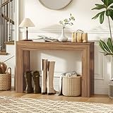 HOMCOM Modern Entryway Table, 47' Narrow Console Table for Entryway, Sofa Table Behind Couch, Living Room...