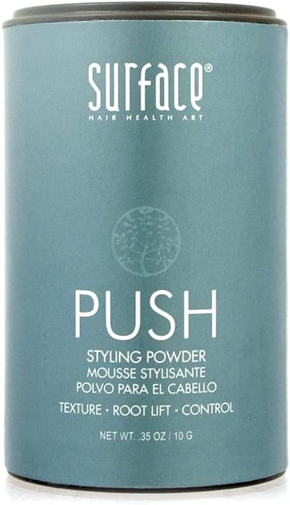Hair Push Styling Powder - Lift Roots, Add Texture With A Natural Matte Finish, 0.35 Oz.
