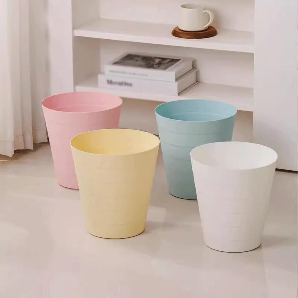 Papelera Cubo De Basura Descubierto For El Hogar, Sala De Estar, Restaurante, Oficina, Baño, Dormitorio, Papelera, Cubo De Almacenamiento Papelera De Cocina(C)