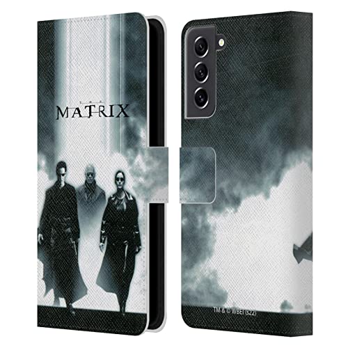 Étui portefeuille cuir Samsung S21 FE 5G Matrix protection intégrale rabat