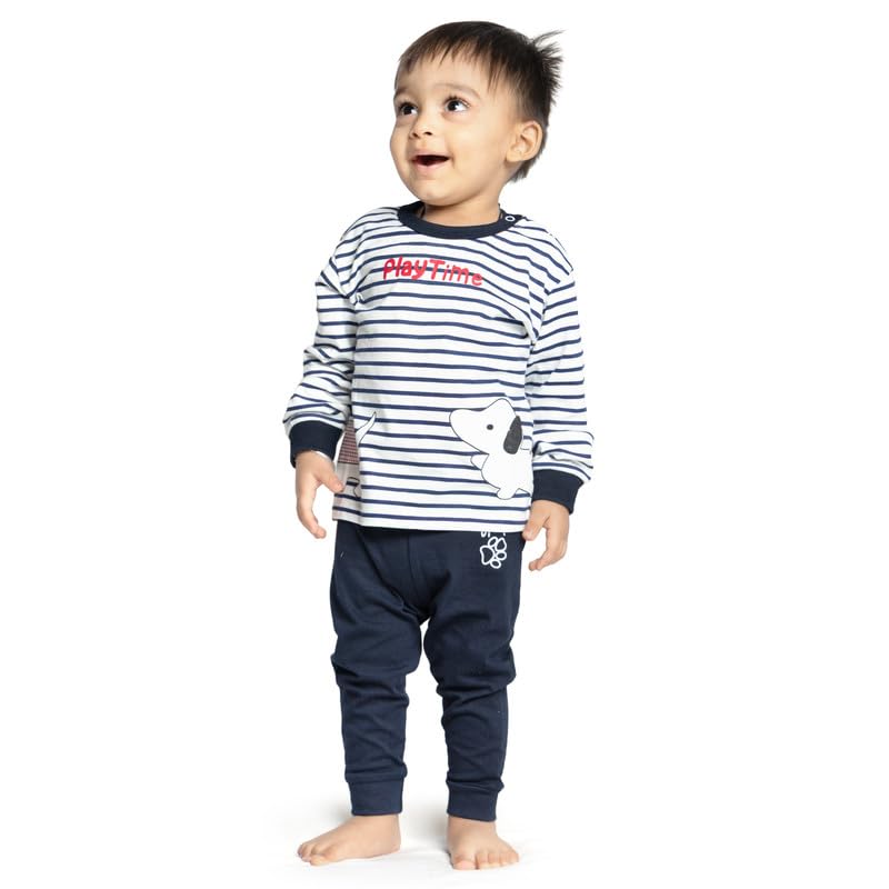 Image of Real Basics Cotton Clothing Sets for Baby Boys & girls - Unisex Clothing sets Full Sleeve T-shirt & Pant