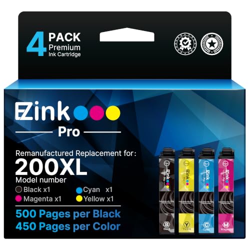 Image of E-Z Ink Pro Remanufactured Replacememt for Epson 200 Ink Cartridges