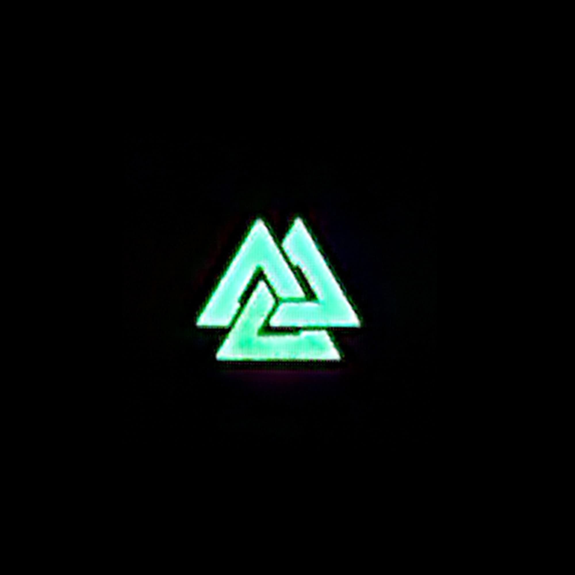 Kompatybilny z gumowym haczykiem Valknut Ranger Eye Norse Viking PVC (czarno-biały świecący ciemny)