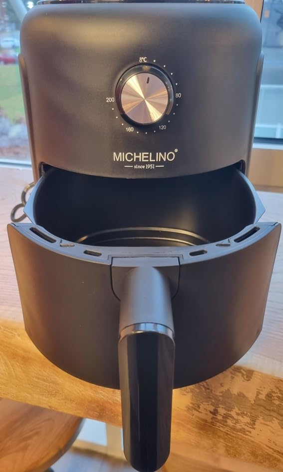 Michelino Heißluftfritteuse 2,6 Liter I Heißluft Fritteuse I Airfryer Air Fryer I 1000 Watt I Bratrost I Zeitschaltuhr I Frittieren ohne Fett – Bild 7