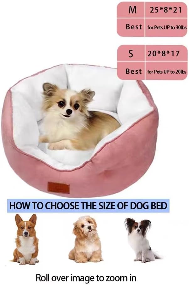 review GOGOEVERYDAY Rectangular Dog Bed, Suitable forlarge and Small Dogs, Waterproof andnon Slip pet Bed, Equipped with awashable and Detachable Soft Sofa,with a Non Slip Bottom. (Pink)