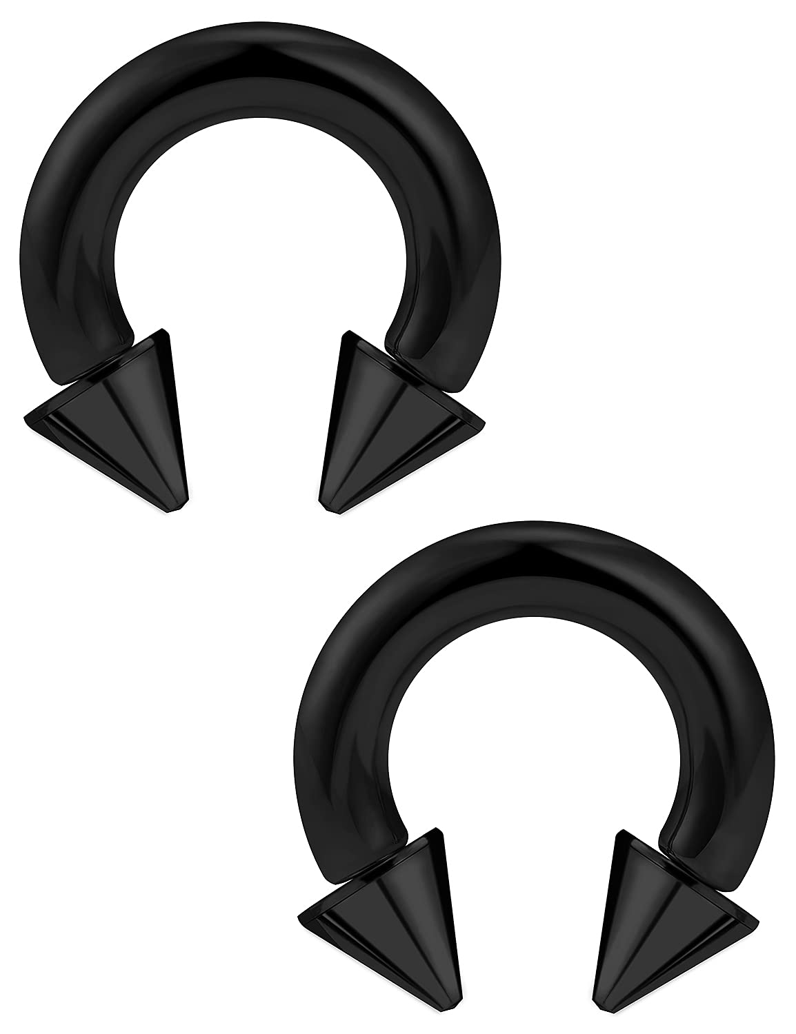 Stainless Steel Devil Horn Septum Ring 10g Septum Ring Dyknasz