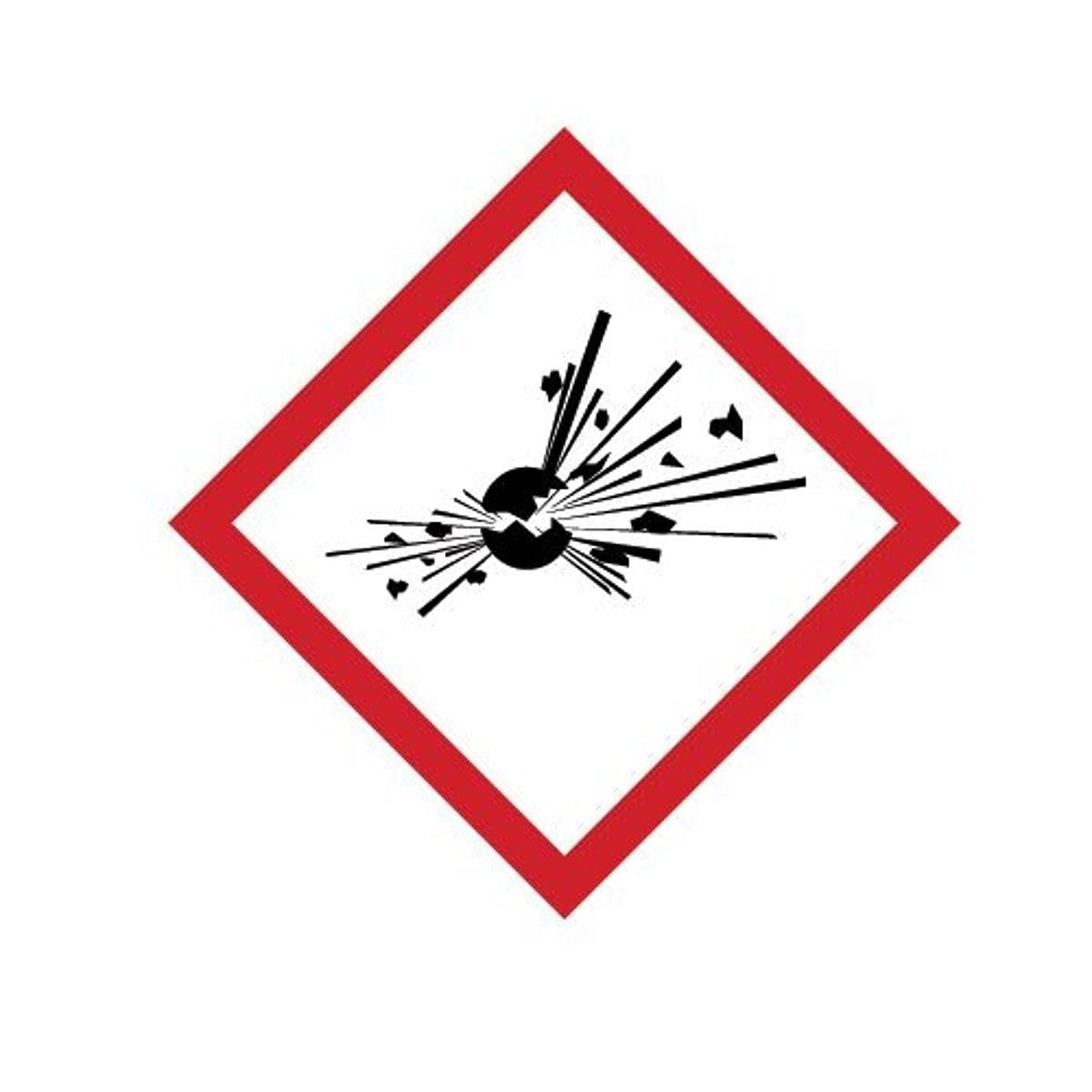 National MarkerGHS402AP"Explosive" GHS Label, PS Vinyl, 4" x 2" (Pack of 5)