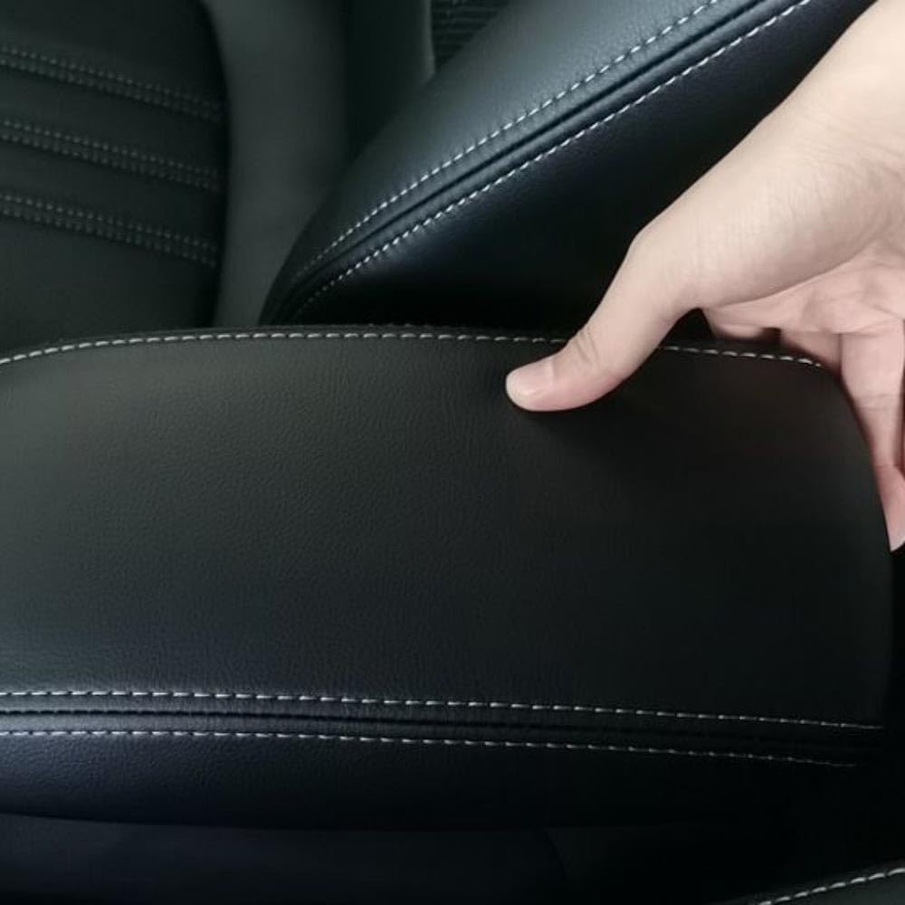 Funda De Cuero PU Para Reposabrazos Central De Nissan Qashqai 2019-2024 - Impermeable, Antiarañazos, Fácil De Instalar