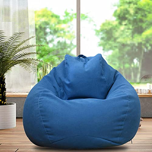 Sitzsack-Stuhl-Abdeckung (ohne Füllstoff) Waschbar Weicher Samt Robuster Reißverschluss Sitzsack-Abdeckung Mit Handheld… – Bild 5