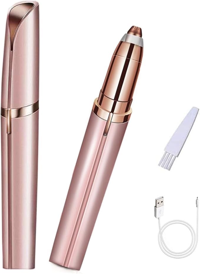 Tondeuse à Sourcils pour Femmes, Épilateur Électrique de Sourcils Indolore et Portable, Rasoir...