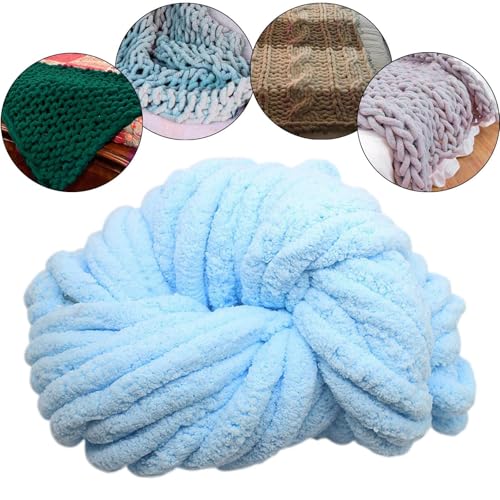 Ailan Fil chenille épais de qualité supérieure en,Bleu clair,20mm – vue 8