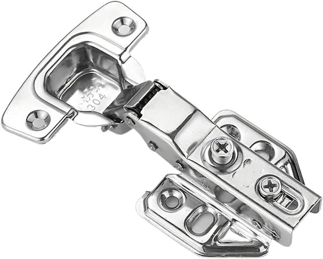 Hinges, Cabinet Soft Close Partially Overlay Door Hinges for Frameless