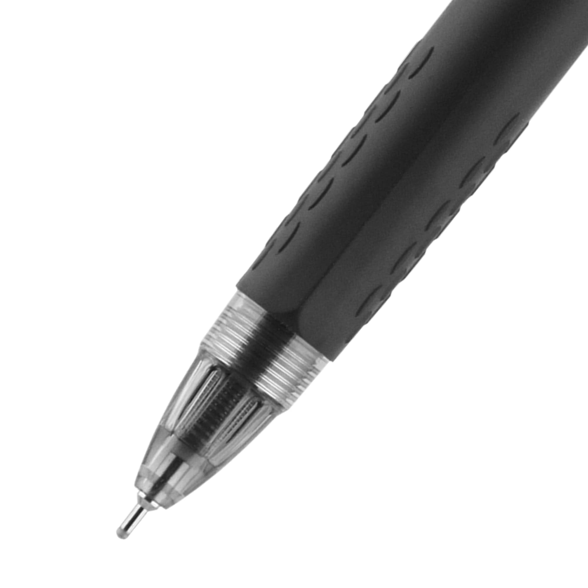 Uni-Ball (R) Signo Gel 207 (TM) Retractable Gel Stifte, Medium Point, 0,7 mm, Clear, Schwarz Tinte, 4 Stück