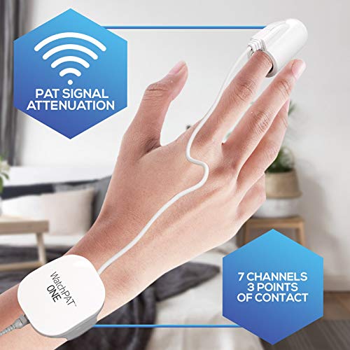 Home Sleep Apnea Test Diagnostic Machine (HSAT): Watchpat One at Home Sleep Study Kit by Itamar Medical. Tests The Need for A CPAP Or Other Sleep Solution