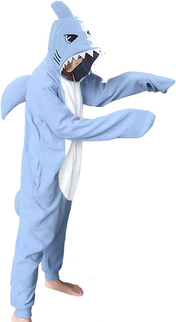 WOTOGOLD Animal Cosplay Costume Shark Adult Pajamas