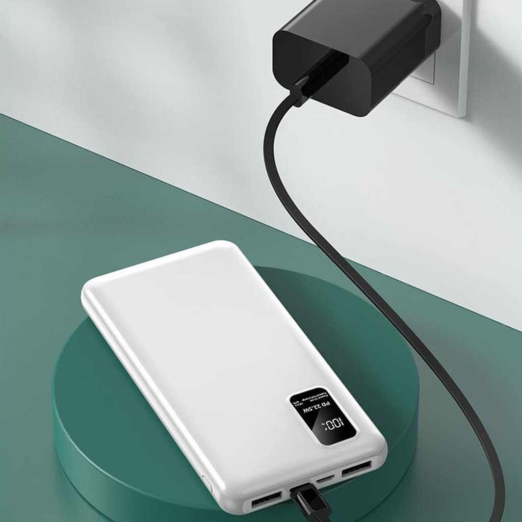 JJJ Szybkie ładowanie Powerbank 20000 mAh kreatywny powerbank o dużej pojemności (kolor: czarny, rozmiar: 10 000 mAh)