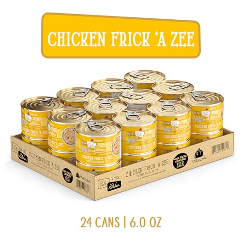 Image of Weruva Cats in the Kitchen, Chicken Frick 'A Zee with Chicken Au Jus Cat Food, 6oz Can (Pack of 24)