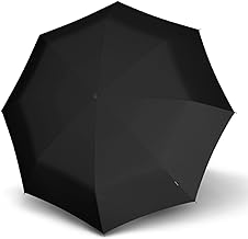 Knirps T.200 Medium Duomatic Automatic Open Close Rain Umbrella - Compact Windproof Umbrella for Rain - Travel Umbrella for Adults - 97cm Diameter Retractable Umbrella & Carrying Case