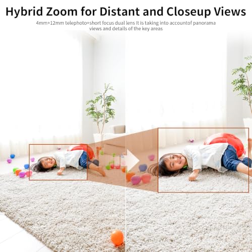 Image of VSTARCAM Indoor Camera, 2K HD Dog /Pet Camera with Phone APP, Night Vision, 2-Way Audio, Hybrid Zoom, 2.4G WiFi Dual Monitor, 7 /24 Recording, Cloud /SD Card Storage