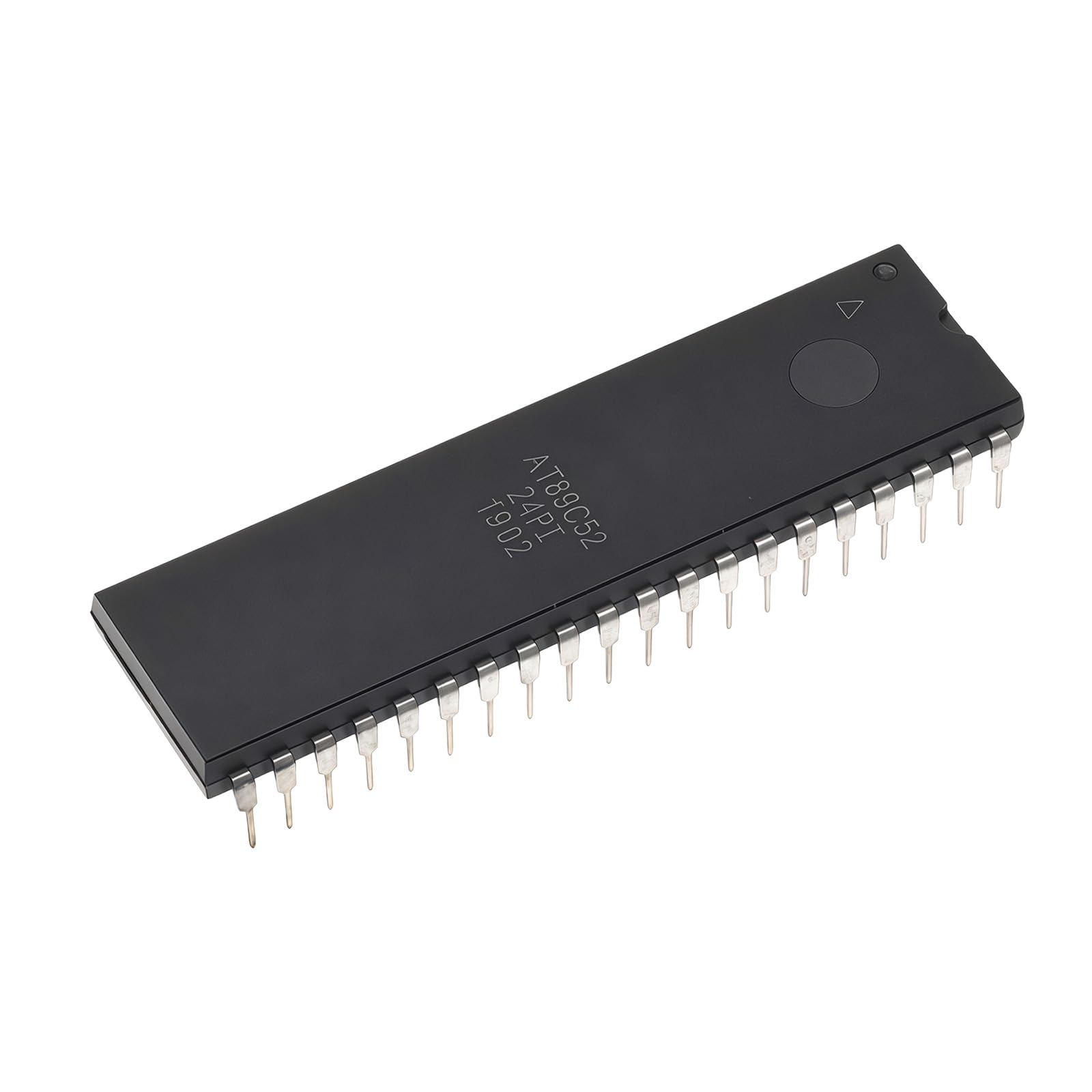 QIAOLIDA AT89C52 Microcontroller Chip 24MHz High DIP40 Package for Electronics Projects and Embedded Systems