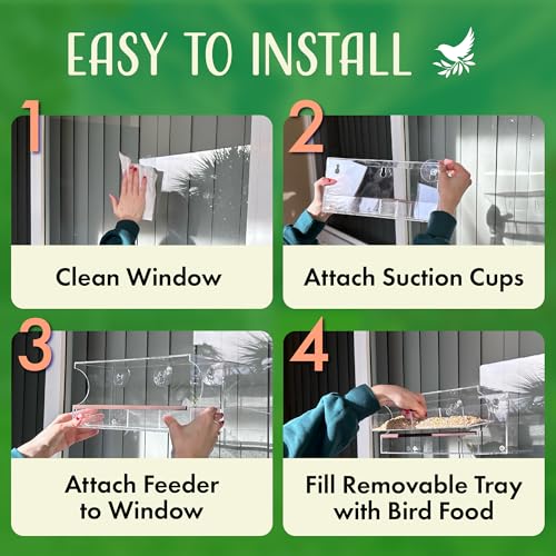 Windowbirdfeedereasytousetoattractbirdscoolandunusualforadultswhohaveeverythingbirdwatchingwindowbirdfeederswithstrongsuctioncupslargeinwindowviewingforelderlyparents Urban Country Home Decor Window bird feeder easy to use to attract birds cool and unusual for adults who have everything bird watching window bird feeders with strong suction cups large in window viewing for elderly parents urban country home decor