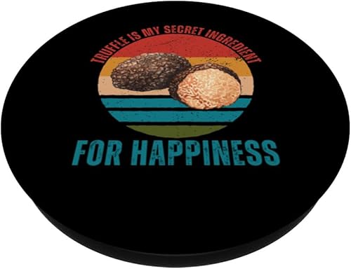 Miniatura 2 de Vintage Truffle Is My Secret Ingredient For Happiness PopSockets Standard PopGrip