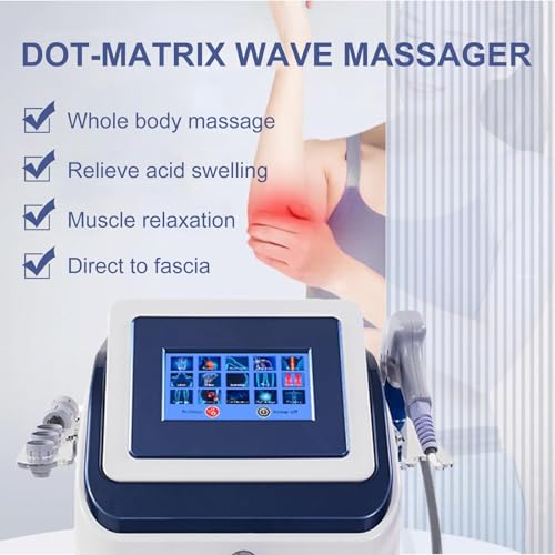 Focused Shockwave Therapy Machine, Extracorporeal Shock Wave Therapy Machine with 5 Working Probes, 1-22 Hz Working Frequency for Relieving Joint Pain Grey miniatura 2