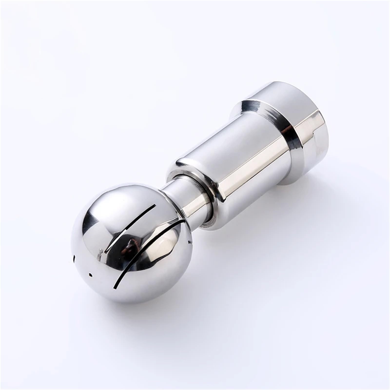 0,6 cm 3/8'' 1/2'' 3/4'' 1''gwint wewnętrzny 304 kulka do czyszczenia zbiornika ze stali nierdzewnej stała obrotowa złączka kulowa natryskowa (typ obrotowy, 1 cm)