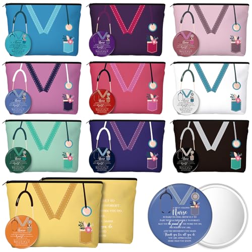 Sunnymove 10 Set Christmas Nurse Appreciation Gifts Bulk Funny Nursing