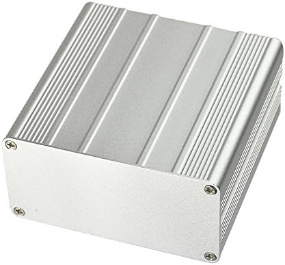 Eightwood Aluminum Enclosure Electronic Project Box, 3.94 x3.94 x1.97 in