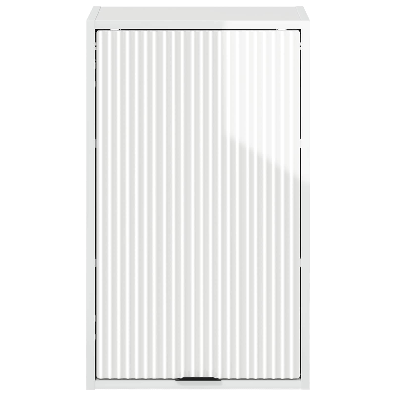 Generisch Badezimmerschrank Hochglanz Weiß 39 x 23,5 x 65 cm,Badezimmerwaschtische,10.82 kg-883388