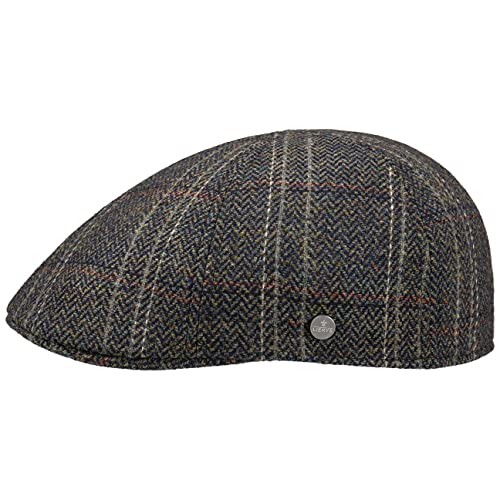 Lierys Melico Virgin Wool Flat Cap Men Olive 7 3/4-7 7/8