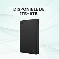 Vista 6 de Disco duro externo portátil Seagate de 5 TB - USB 3.0 para PC, Mac, PS4 y Xbox - Servicio de rescate de 1 año (STGX5000400), color negro