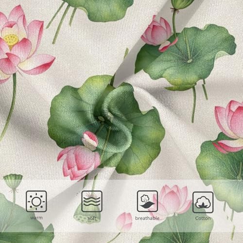 Joisal Toddlers Underwear Floral 2t Cotton Panties Little Girl Fun Print Kids Undies Briefs Watercolor Pink Lotus Flowers3