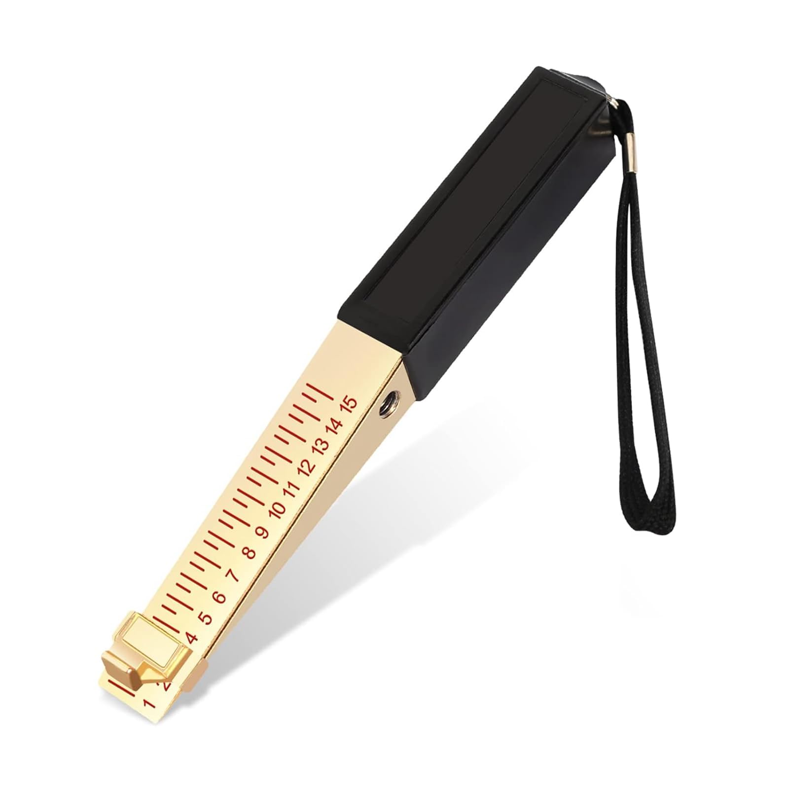 GenericDoor Gap Measuring Tool, 1-15mm Fire Door Gap Gauge Checker Tool Engineering Ruler,Vernier Feeler Gauges for House Engineering Inspection Flatness Measuring 0.5mm