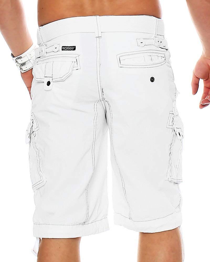 Geographical Norway Short Panoramique Bell Men/Short/Bermuda Uomo/Pantacourt Cargo in Cotone/Abbigliamento Ragazzo/Shorts e Bermuda di qualità