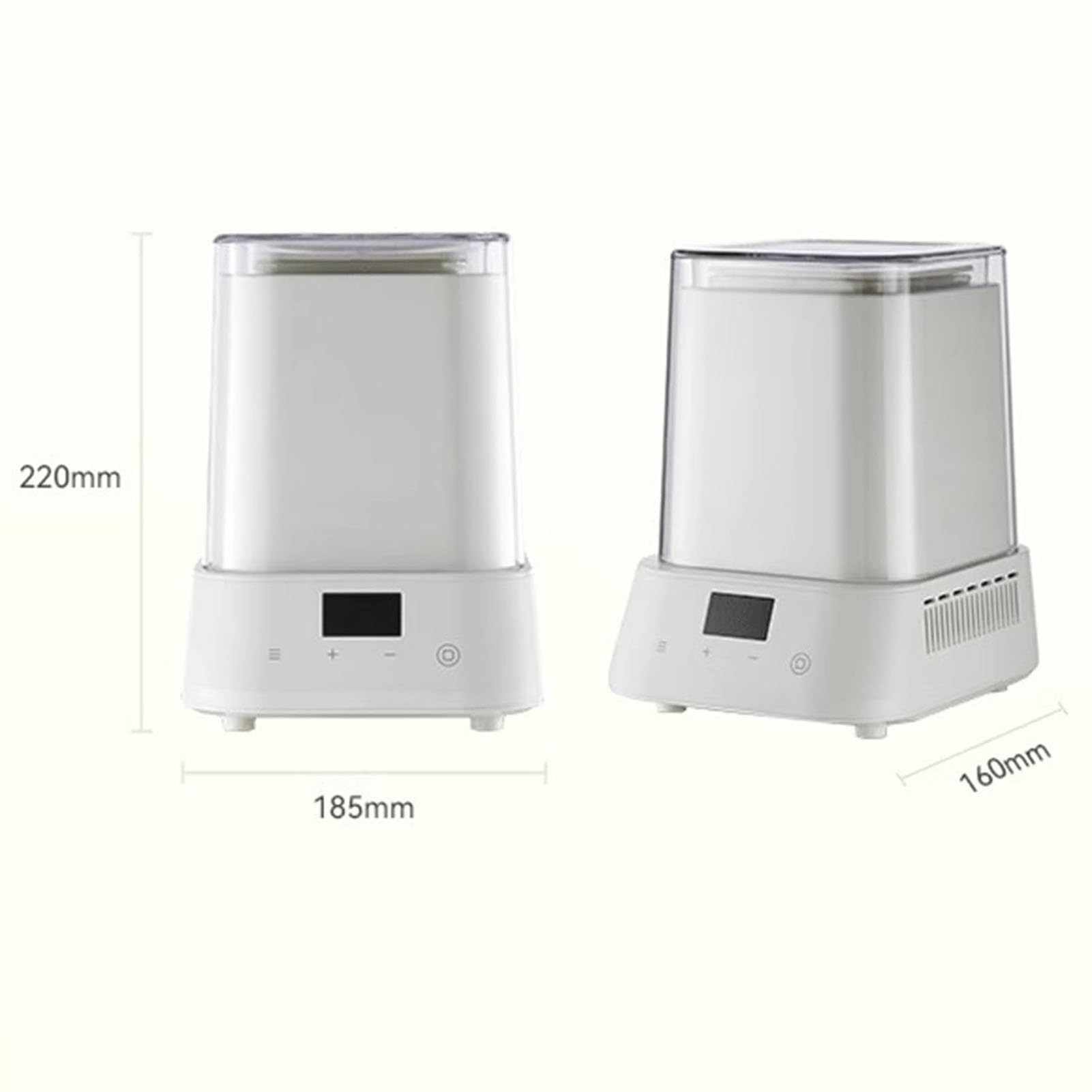 Yogurtera Automática1L,Temporizador 1-99 H,Control Temperatura NTC 28-80℃