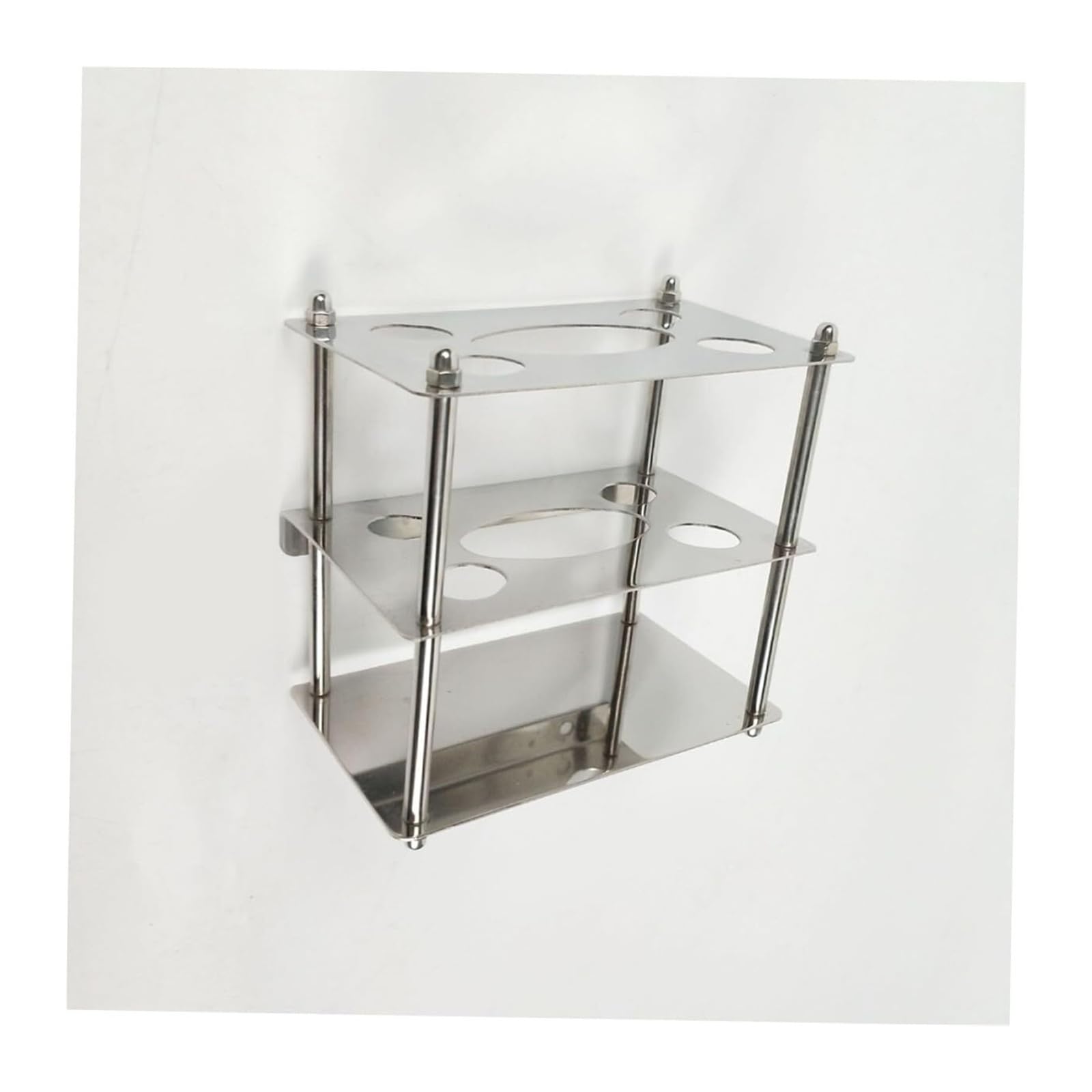 Portacepillos de Dientes Soporte de Acero Inoxidable for Pasta Dientes, Soporte for cepillos, Estante sin Taladro, Accesorio baño Vaso de Enjuague bucal Reutilizable