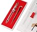 Moonman M2 Transparent Eye Dropper Filling Fountain Pen Large-Capacity Ink Storing, Extra Fine Nib Writing Calligraphy Pen Gift Set for Office/Business/Student/Signature