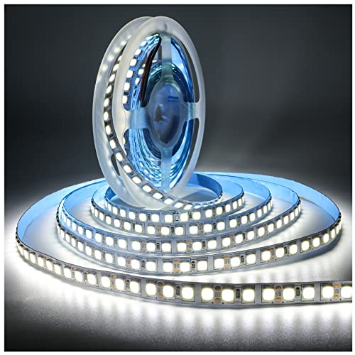 Tira de luces LED 12V 16.4ft blanco 6000K 600 LEDs miniatura 1