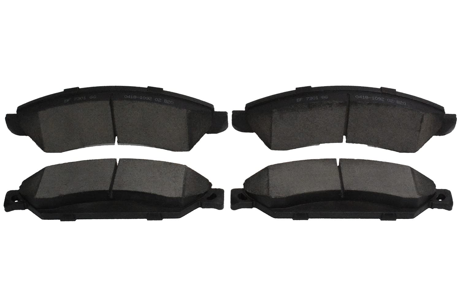 Front Rear Brakes Pad Automotive Premium Ceramic Disc Brake Pads Set Vehicle Replacement Part for Lexus Infiniti Nissan Dodge Attitude Hyundai Accent D1092