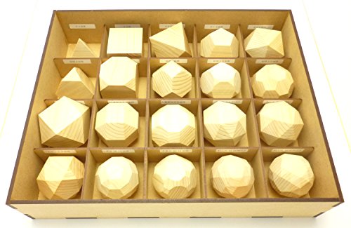 Madera platónica y sólidos de Arquímedes