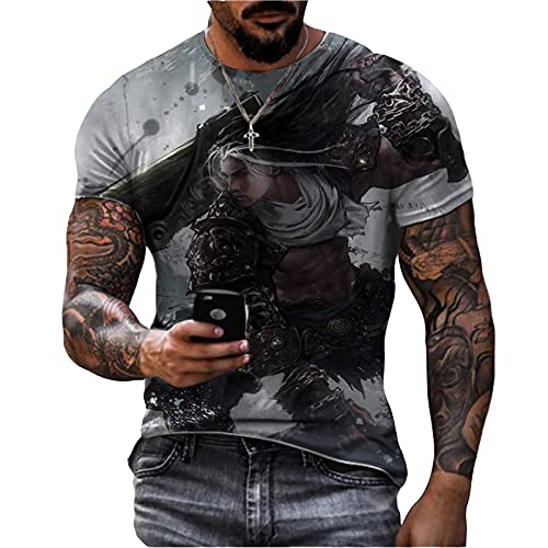 Produktfoto von VEZ T-Shirt Naraka Blatepoine Jungen Mädchen Spaß 3D Doodle T-Shirt Männer Frau Sommer Casual Bleib Kurzarm&hellip;