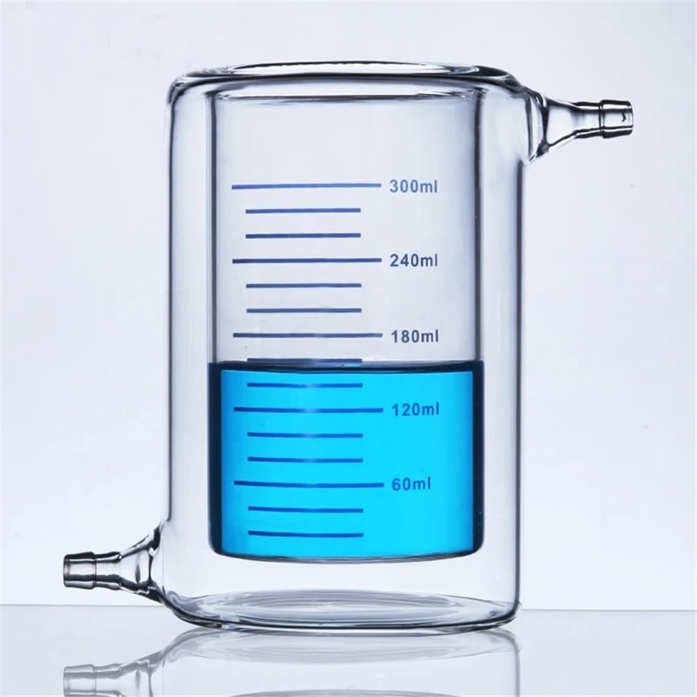 Verdicken Sie doppelschichtige, hitzebeständige Becherglas-Fotoreaktor-Laborausrüstung mit ummanteltem Glas(500ml)