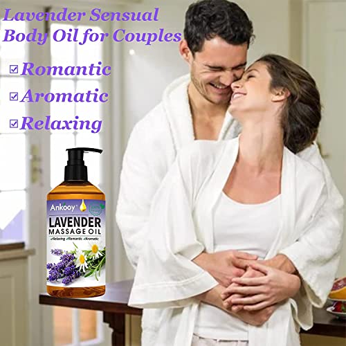 3 Pack Massage Oil For Massage Therapy With Massage Roller Ball,Ginger Oil Lymphatic Drainage & Arnica Sore Muscle & Lavender Relaxing Massage Oils-Spa Gift Mother Day Father Day Gifts For Men Women #TOP2
