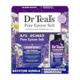 Dr Teal's Holiday Gift Set - Sleep Blend - 2 Piece Bath Sampler, Perfect for Stocking Stuffers