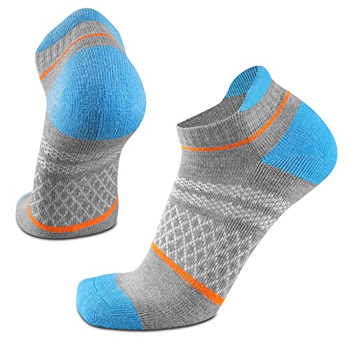 Image of eallco Womens Ankle Socks Athletic Running Short Socks With Cushioned Sole 6 Pairs